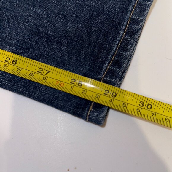 AG Adriano Goldschmied The Stilt Cigarette Leg Jeans Dark Wash Size 30R Stretch - Picture 9 of 10